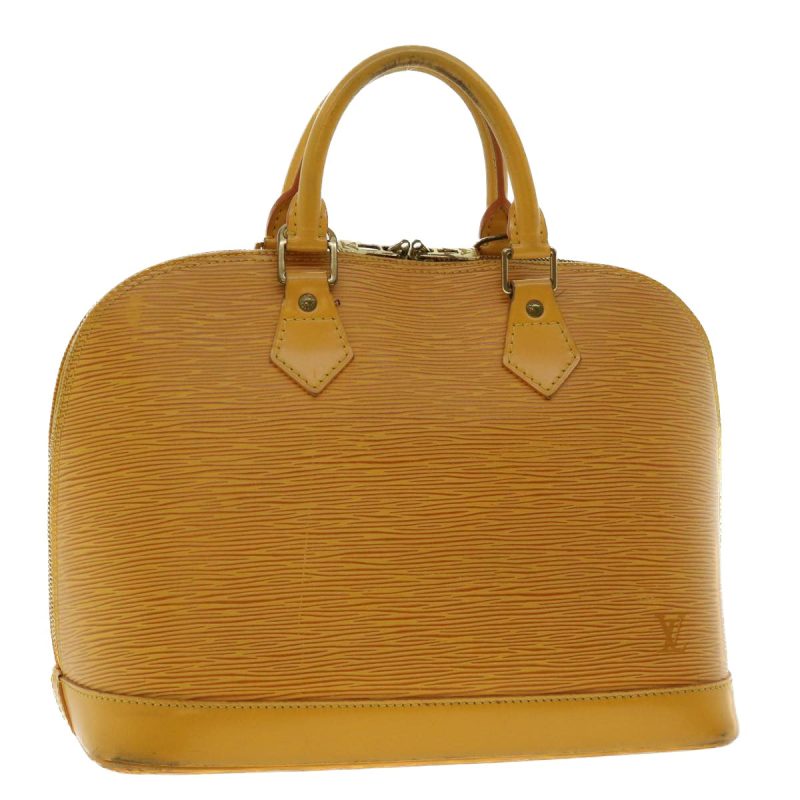 LOUIS VUITTON Epi Alma Hand Bag Tassili Yellow M52149  40263 - Logoexplore