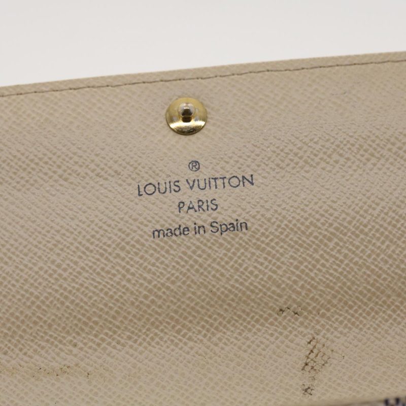 LOUIS VUITTON Damier Azur Portefeuille Sarah Long Wallet N63208  40267 - Logoexplore - Image 9