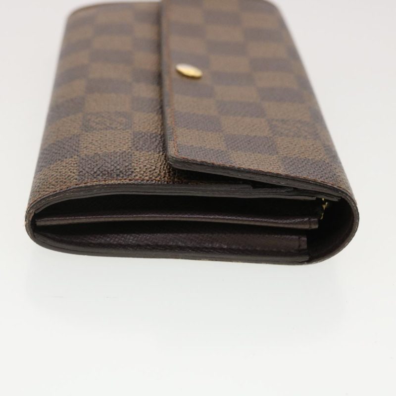 LOUIS VUITTON Damier Ebene Portefeuille Sarah Long Wallet N61734  40389 - Logoexplore - Image 3