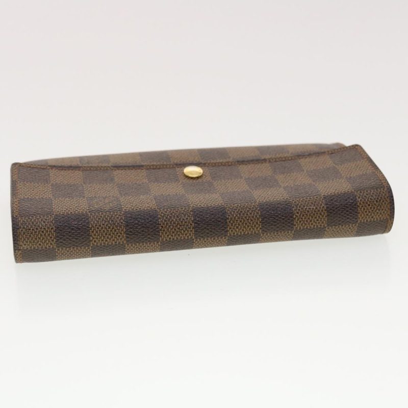 LOUIS VUITTON Damier Ebene Portefeuille Sarah Long Wallet N61734  40389 - Logoexplore - Image 5