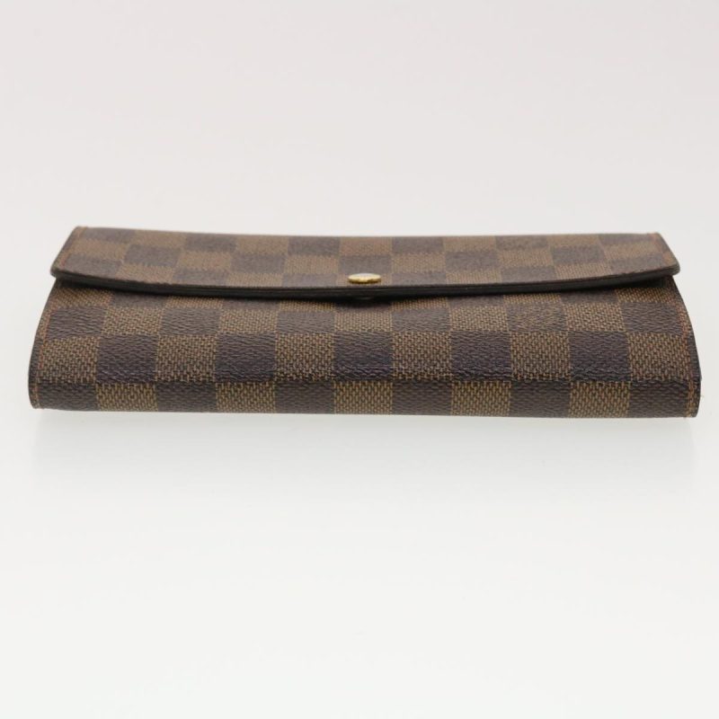 LOUIS VUITTON Damier Ebene Portefeuille Sarah Long Wallet N61734  40389 - Logoexplore - Image 6