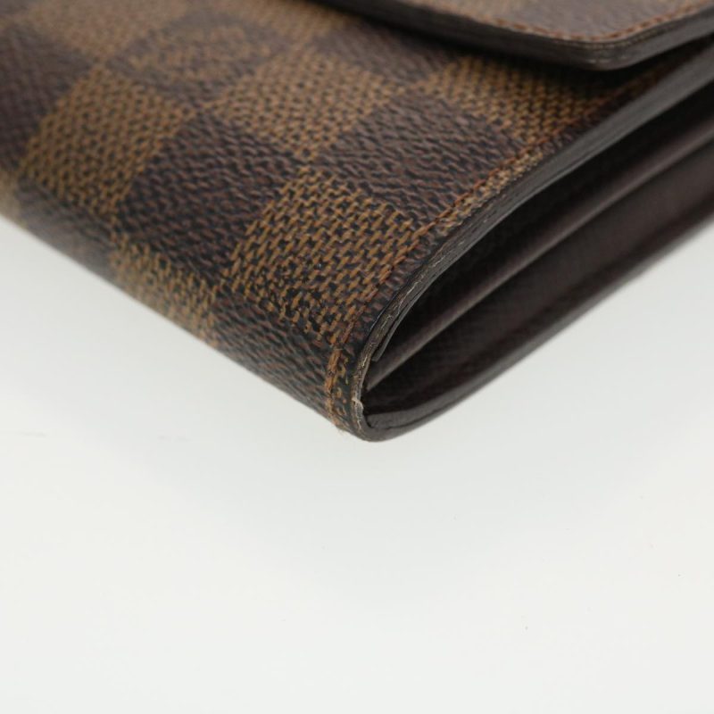 LOUIS VUITTON Damier Ebene Portefeuille Sarah Long Wallet N61734  40389 - Logoexplore - Image 7