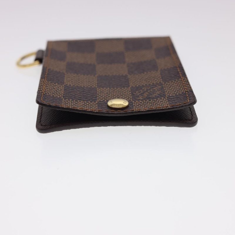 LOUIS VUITTON Damier Ebene Porte Cartes ID Bandouliere Card Case N60016 LV 40403 - Logoexplore - Image 7