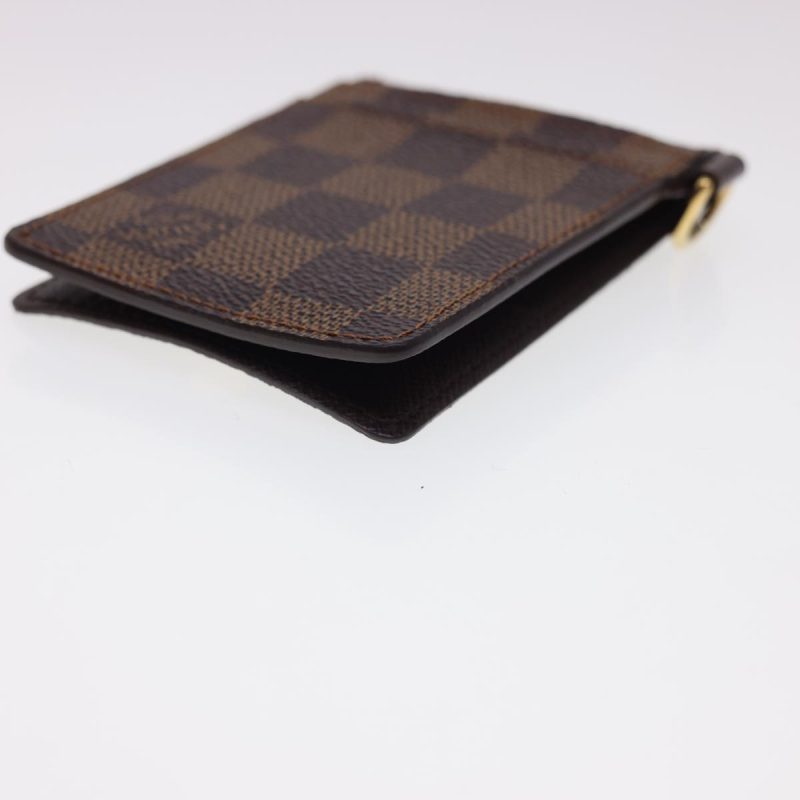 LOUIS VUITTON Damier Ebene Porte Cartes ID Bandouliere Card Case N60016 LV 40403 - Logoexplore - Image 8