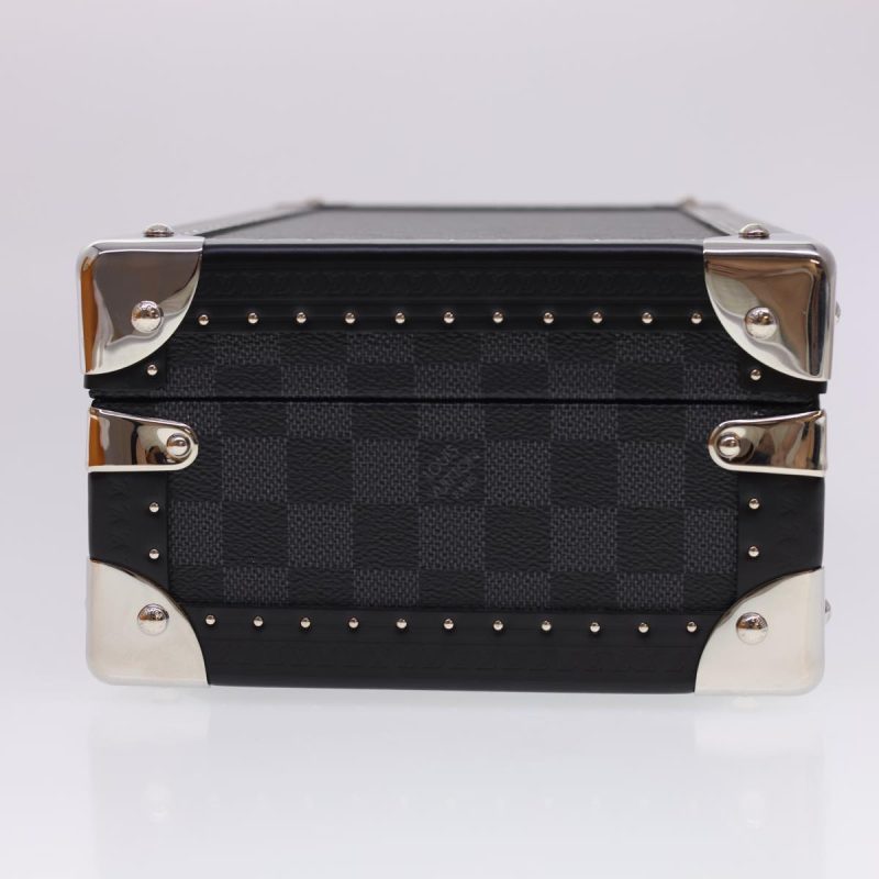 LOUIS VUITTON Damier Graphite Watch Case Coffret 8 Montor Trunk N48226 LV 40463A - Logoexplore - Image 3