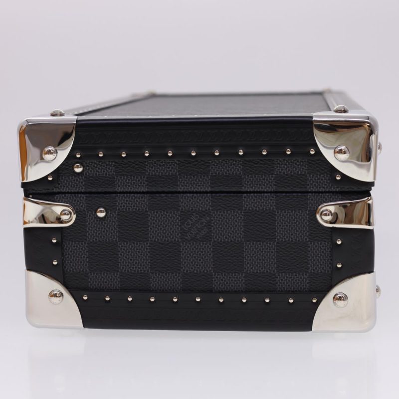 LOUIS VUITTON Damier Graphite Watch Case Coffret 8 Montor Trunk N48226 LV 40463A - Logoexplore - Image 4