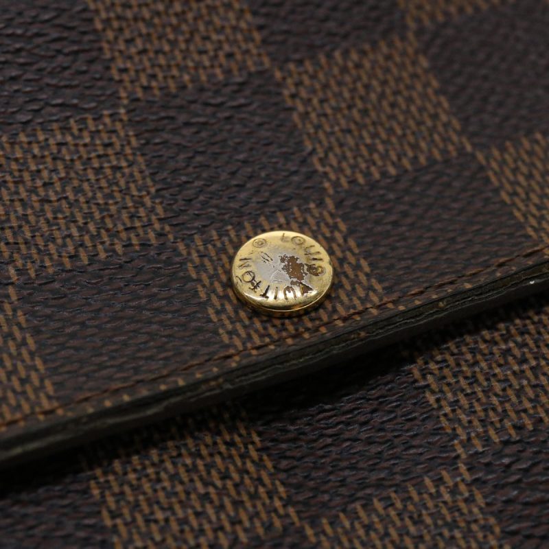 LOUIS VUITTON Damier Ebene Portefeuille Sarah Long Wallet N61734  40580 - Logoexplore - Image 8