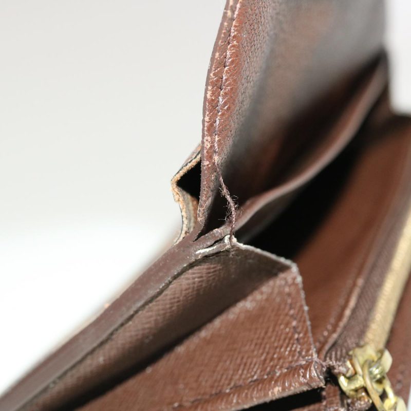 LOUIS VUITTON Damier Ebene Portefeuille Sarah Long Wallet N61734  40580 - Logoexplore - Image 9