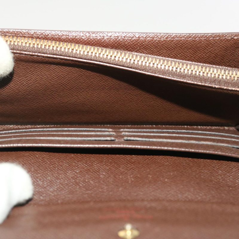 LOUIS VUITTON Damier Ebene Portefeuille Sarah Long Wallet N61734  40580 - Logoexplore - Image 10