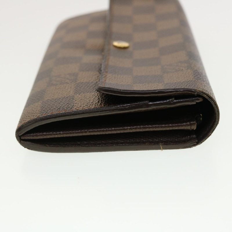LOUIS VUITTON Damier Ebene Portefeuille Sarah Long Wallet N61734  40580 - Logoexplore - Image 3