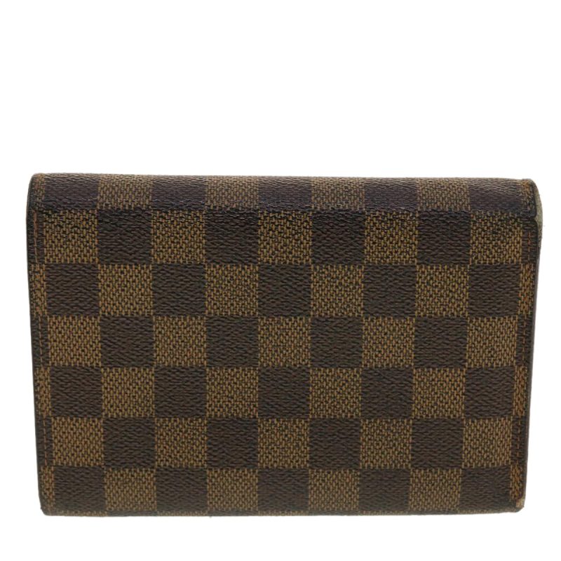 LOUIS VUITTON Damier Ebene Porte Tresor Etui Papie Wallet N61202 LV 40582 - Logoexplore - Image 2