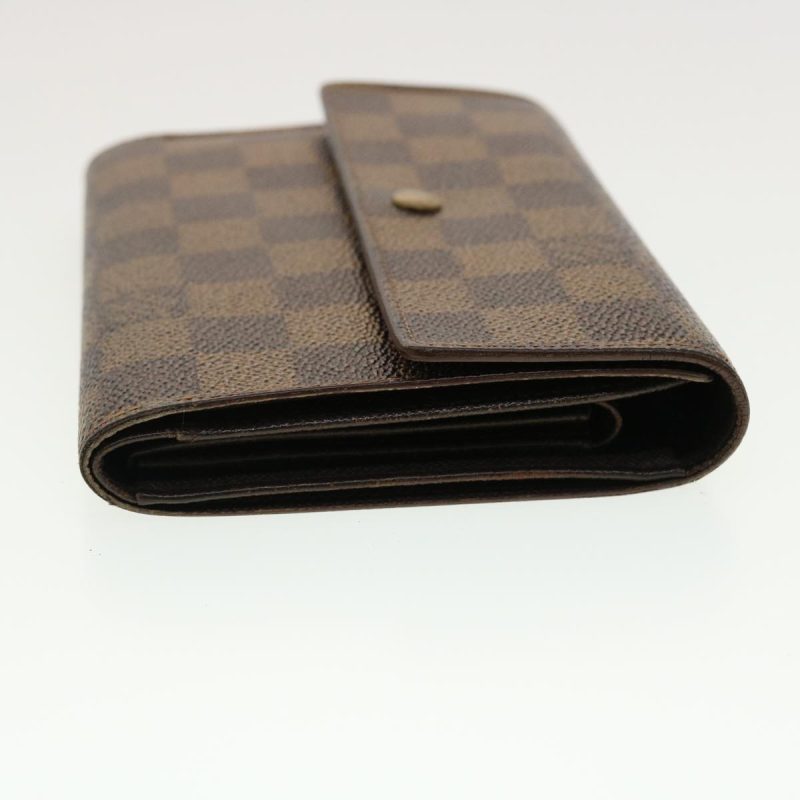 LOUIS VUITTON Damier Ebene Porte Tresor Etui Papie Wallet N61202 LV 40582 - Logoexplore - Image 3