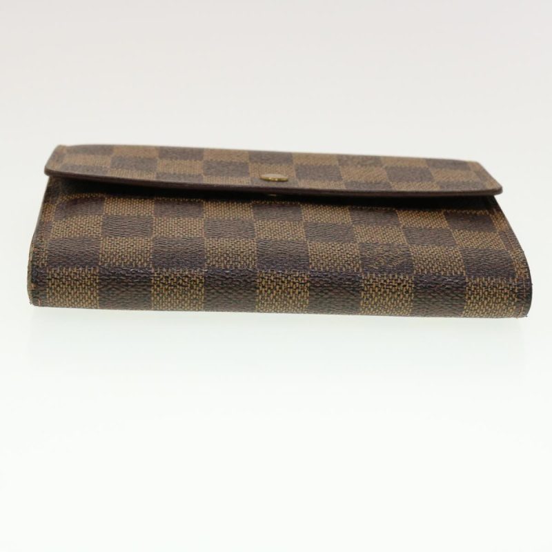 LOUIS VUITTON Damier Ebene Porte Tresor Etui Papie Wallet N61202 LV 40582 - Logoexplore - Image 6