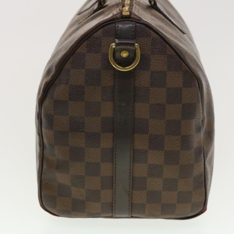 LOUIS VUITTON Damier Ebene Speedy Bandouliere 35 Hand Bag N41366  40583 - Logoexplore - Image 5