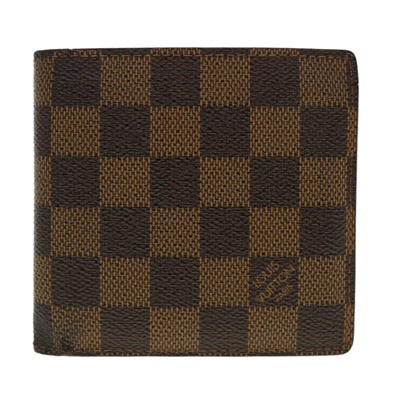 LOUIS VUITTON Damier Ebene Portefeuille Marco Bifold Wallet N61675 LV 40636 - Logoexplore - Image 2