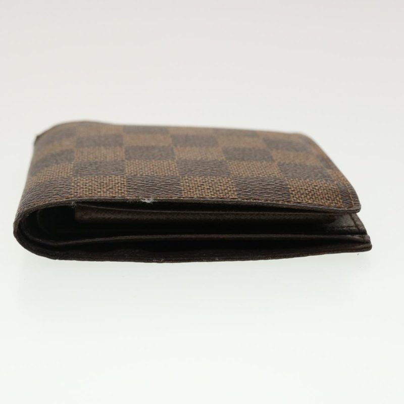 LOUIS VUITTON Damier Ebene Portefeuille Marco Bifold Wallet N61675 LV 40636 - Logoexplore - Image 3