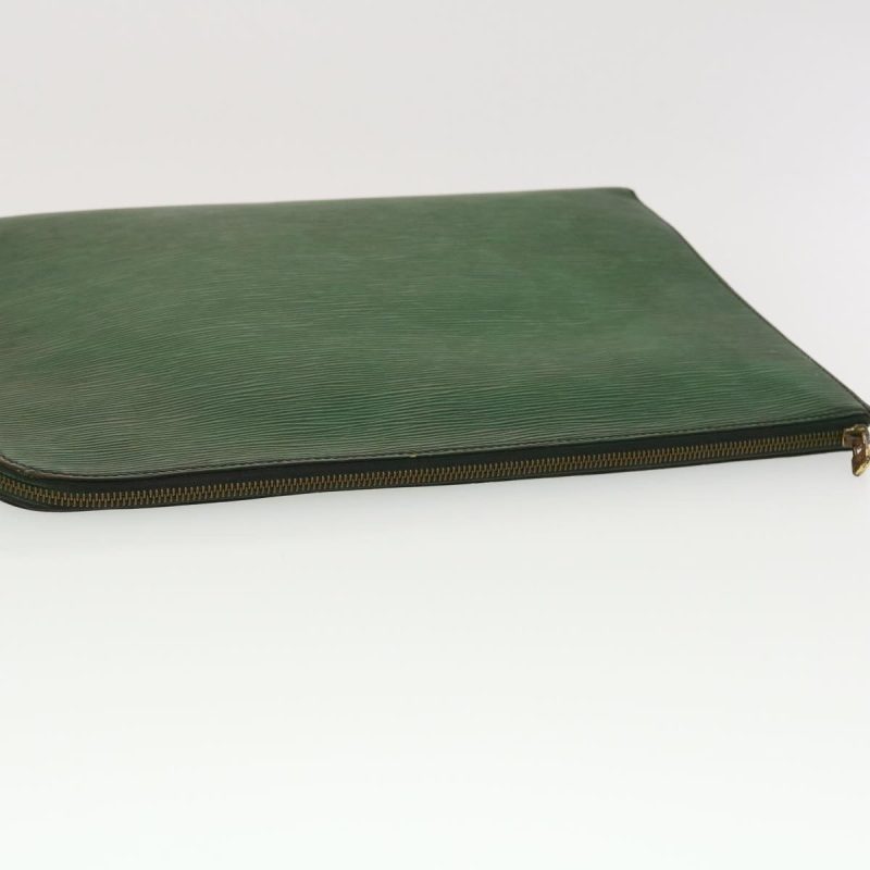 LOUIS VUITTON Epi Posh Documents Clutch Bag Green M54494  40864 - Logoexplore - Image 5