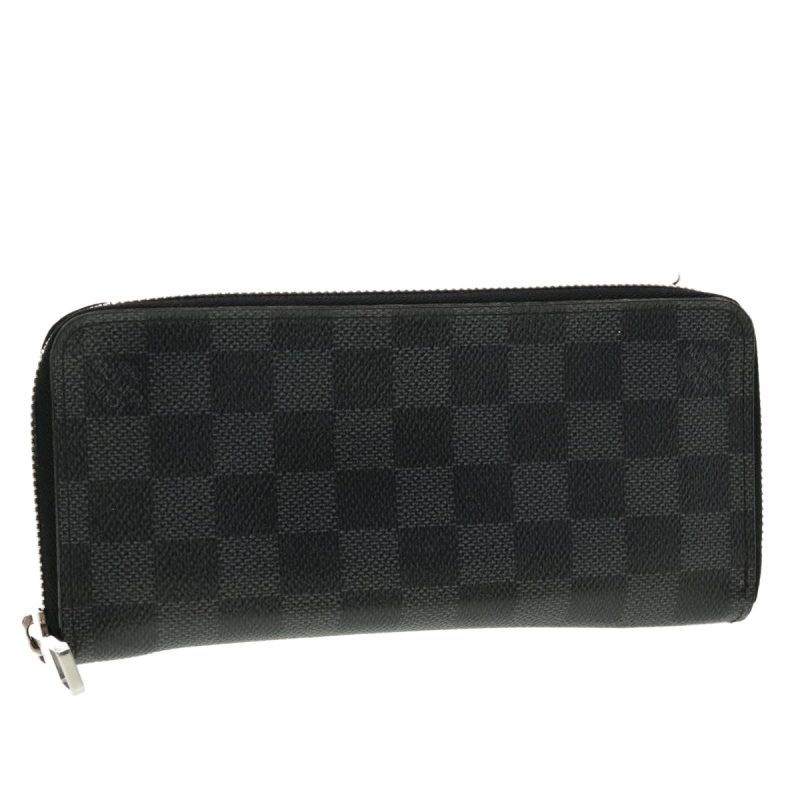 LOUIS VUITTON Damier Graphite Zippy Wallet Vertical N63095  41067 - Logoexplore