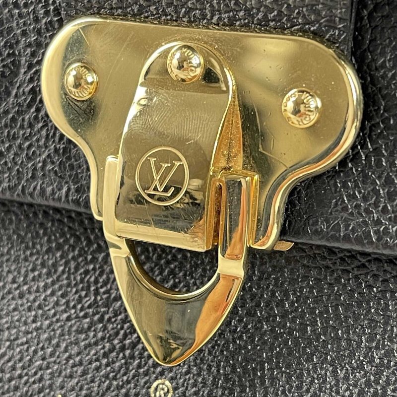 LOUIS VUITTON Excellent Monogram Empreinte Vavin PM Black Handbag - Logoexplore - Image 9