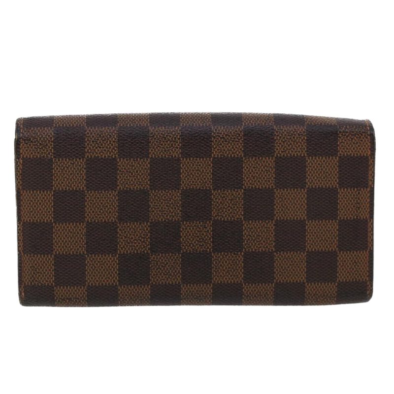 LOUIS VUITTON Damier Ebene Portefeuille Sarah Long Wallet N61734  42065 - Logoexplore - Image 2