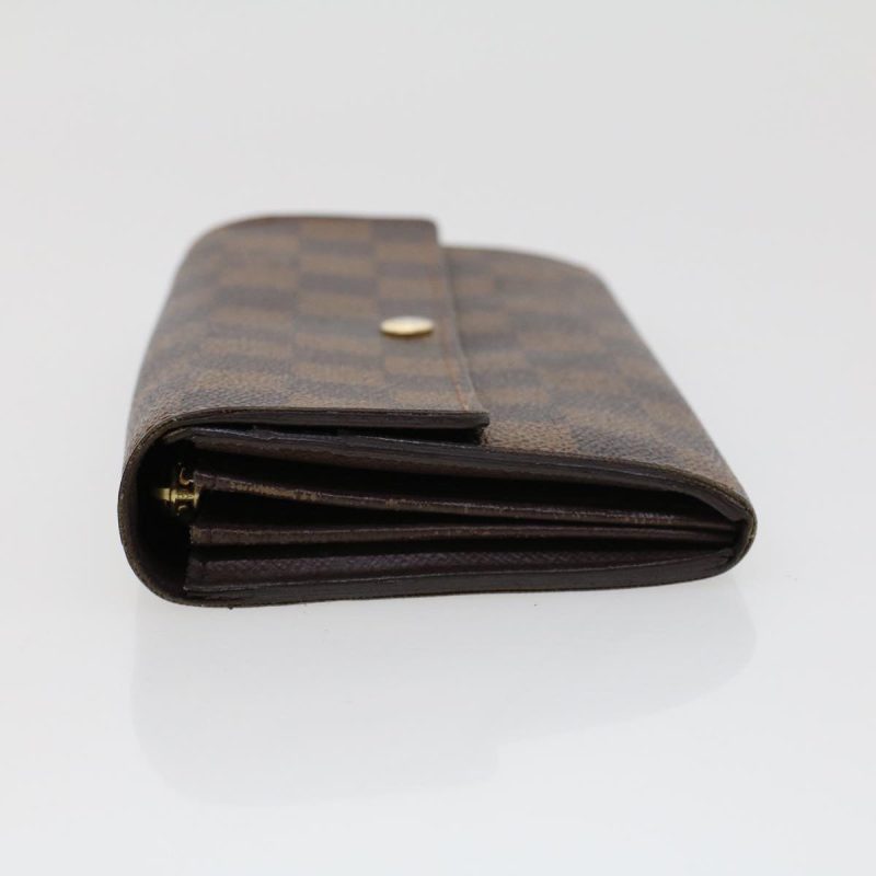 LOUIS VUITTON Damier Ebene Portefeuille Sarah Long Wallet N61734  42065 - Logoexplore - Image 3