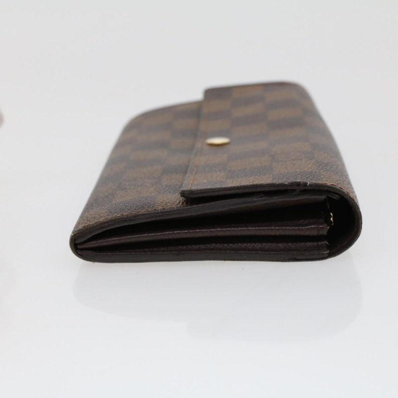 LOUIS VUITTON Damier Ebene Portefeuille Sarah Long Wallet N61734  42065 - Logoexplore - Image 4