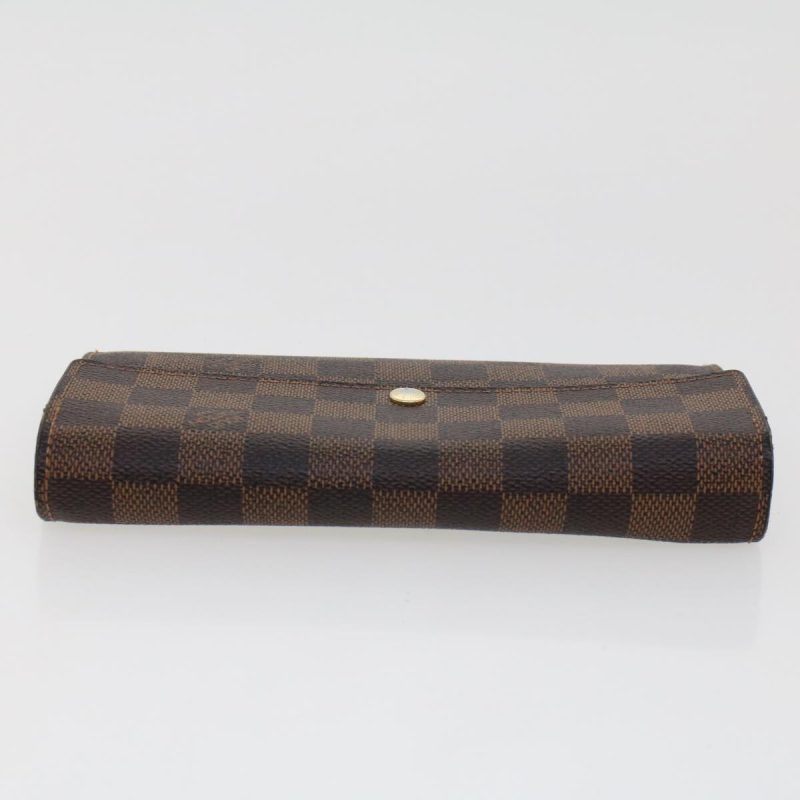 LOUIS VUITTON Damier Ebene Portefeuille Sarah Long Wallet N61734  42065 - Logoexplore - Image 5