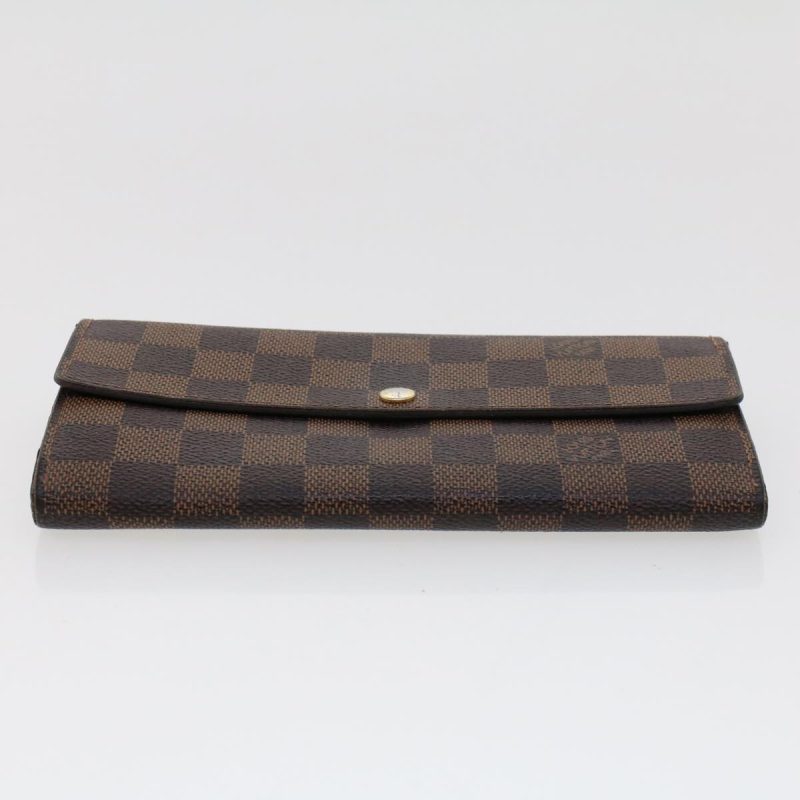 LOUIS VUITTON Damier Ebene Portefeuille Sarah Long Wallet N61734  42065 - Logoexplore - Image 6