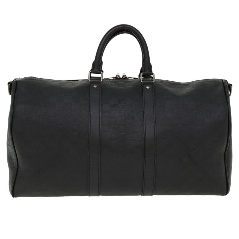 LOUIS VUITTON Damier Infini Keepall Bandouliere 45 Boston Bag N41145 LV 42163 - Logoexplore - Image 2