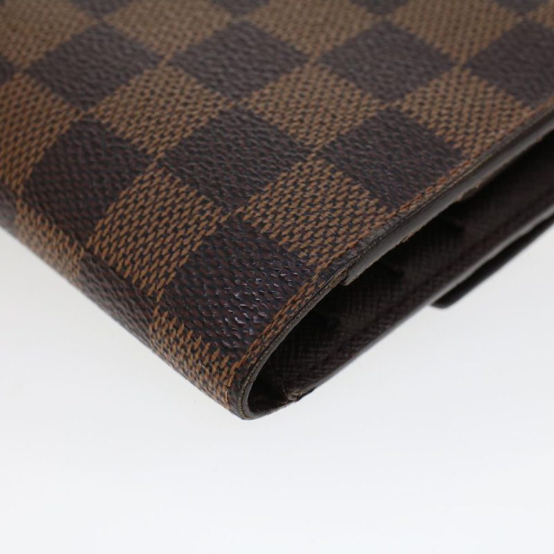 LOUIS VUITTON Damier Ebene Portefeuille International Wallet N61217 42296 - Logoexplore - Image 10