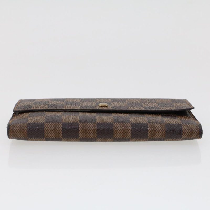 LOUIS VUITTON Damier Ebene Portefeuille International Wallet N61217 42296 - Logoexplore - Image 7