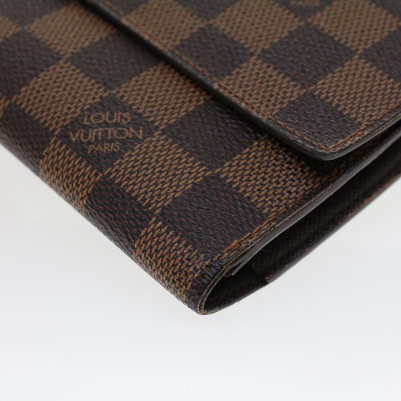 LOUIS VUITTON Damier Ebene Portefeuille International Wallet N61217 42296 - Logoexplore - Image 8