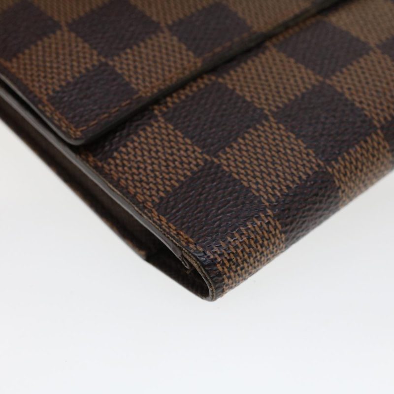 LOUIS VUITTON Damier Ebene Portefeuille International Wallet N61217 42296 - Logoexplore - Image 9