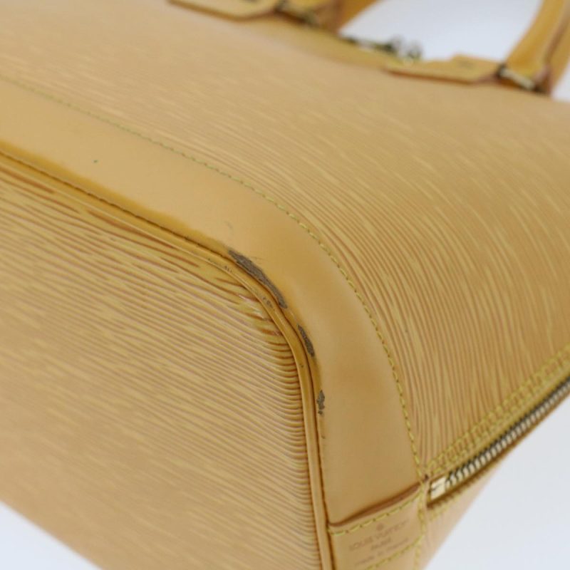 LOUIS VUITTON Epi Alma Hand Bag Tassili Yellow M52149  42303 - Logoexplore - Image 9