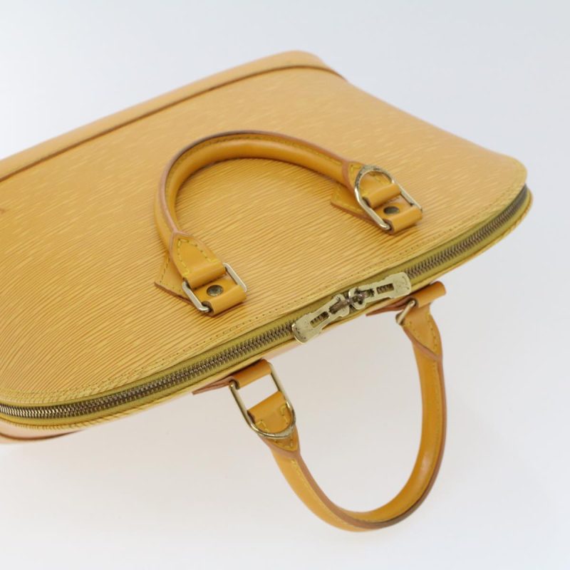 LOUIS VUITTON Epi Alma Hand Bag Tassili Yellow M52149  42303 - Logoexplore - Image 6