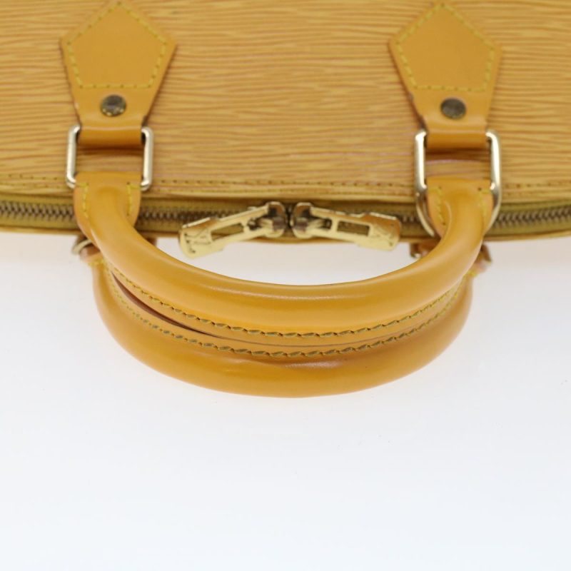LOUIS VUITTON Epi Alma Hand Bag Tassili Yellow M52149  42303 - Logoexplore - Image 7