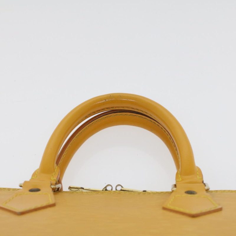 LOUIS VUITTON Epi Alma Hand Bag Tassili Yellow M52149  42303 - Logoexplore - Image 8