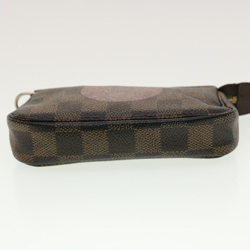LOUIS VUITTON Damier Ebene T&B Mini Pochette Accessoires Pouch N58011 42353 - Logoexplore - Image 5