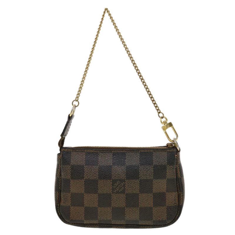 LOUIS VUITTON Damier Ebene T&B Mini Pochette Accessoires Pouch N58011 42353 - Logoexplore - Image 2