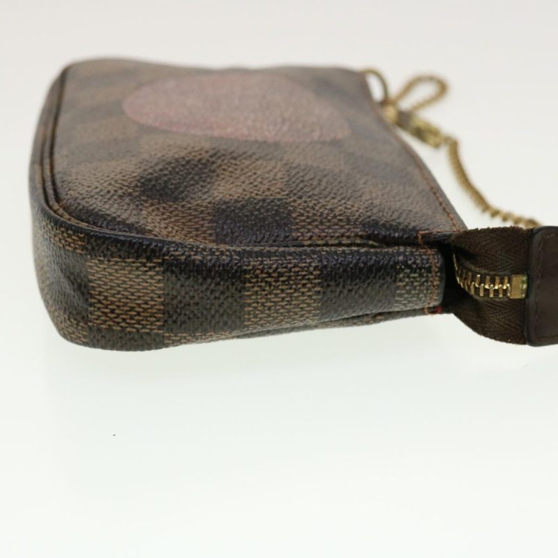 LOUIS VUITTON Damier Ebene T&B Mini Pochette Accessoires Pouch N58011 42353 - Logoexplore - Image 3