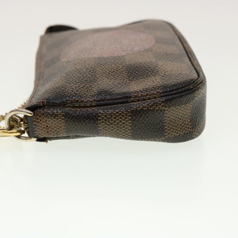 LOUIS VUITTON Damier Ebene T&B Mini Pochette Accessoires Pouch N58011 42353 - Logoexplore - Image 4