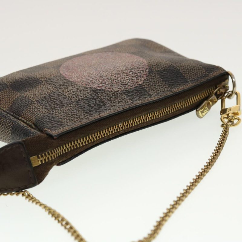 LOUIS VUITTON Damier Ebene T&B Mini Pochette Accessoires Pouch N58011 42353 - Logoexplore - Image 6