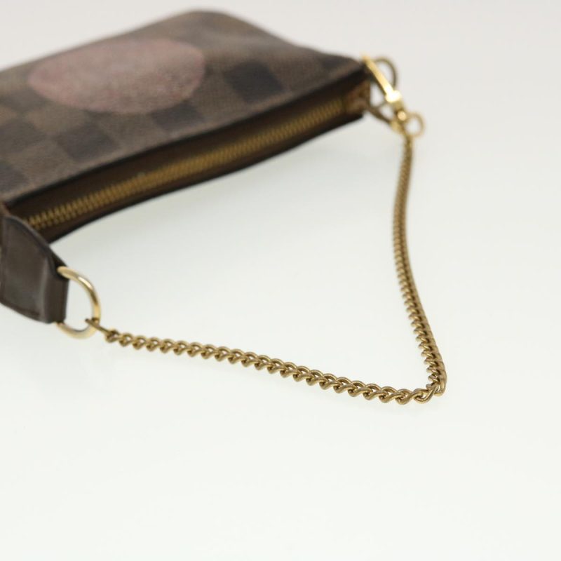 LOUIS VUITTON Damier Ebene T&B Mini Pochette Accessoires Pouch N58011 42353 - Logoexplore - Image 8
