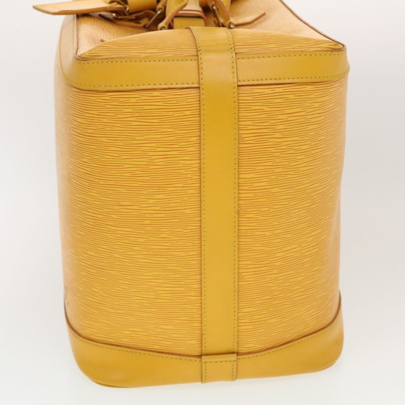 LOUIS VUITTON Epi Cruiser Bag 40 Boston Bag SPO Yellow 42905 - Logoexplore - Image 5