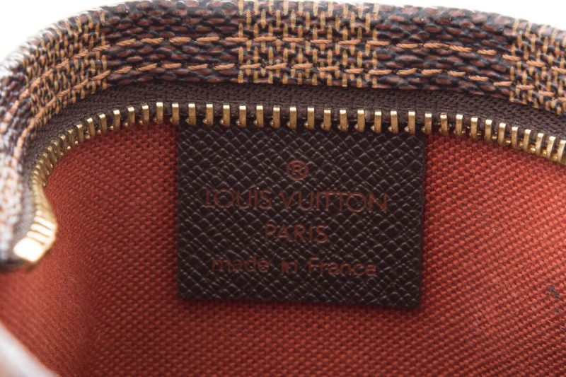 Louis Vuitton Brown Damier Ebene Pochette Handbag - Logoexplore - Image 6