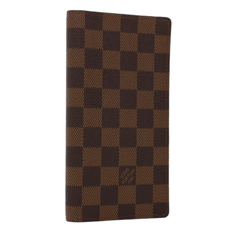LOUIS VUITTON Damier Ebene Porte Valeurs Cartes Credit Billfold N61823 LV 43343 - Logoexplore