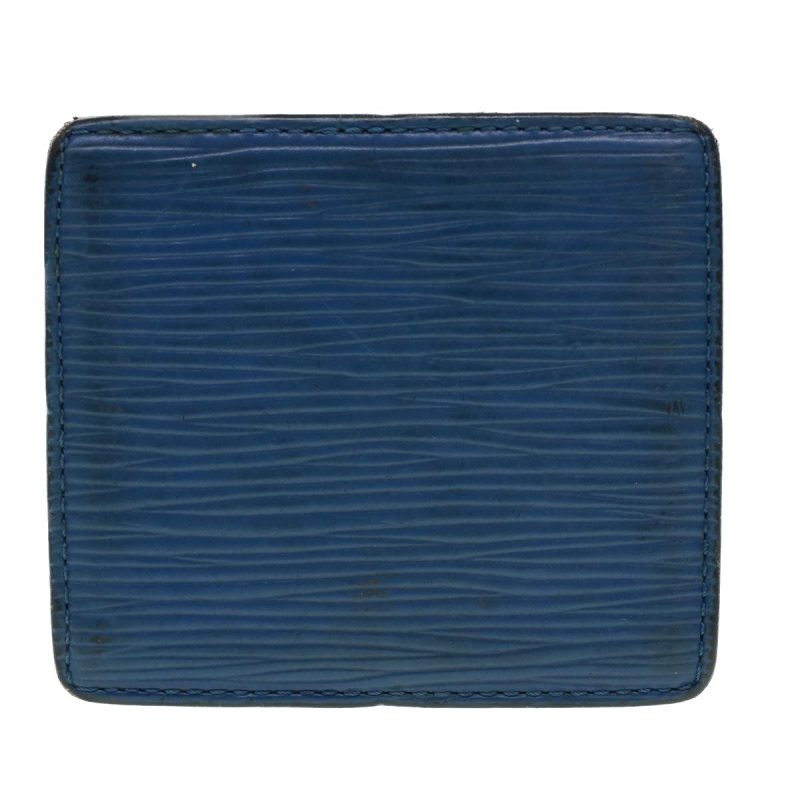LOUIS VUITTON Epi Porte Monnaie Boite Coin Purse Blue M63695 LV  43541 - Logoexplore - Image 2