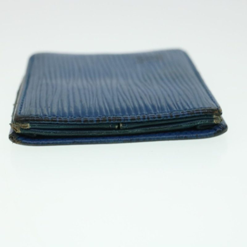 LOUIS VUITTON Epi Porte Monnaie Boite Coin Purse Blue M63695 LV  43541 - Logoexplore - Image 3