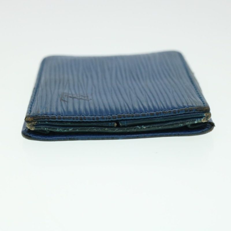 LOUIS VUITTON Epi Porte Monnaie Boite Coin Purse Blue M63695 LV  43541 - Logoexplore - Image 4