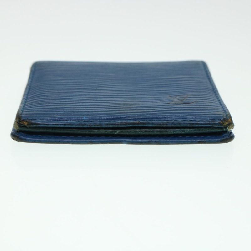 LOUIS VUITTON Epi Porte Monnaie Boite Coin Purse Blue M63695 LV  43541 - Logoexplore - Image 6